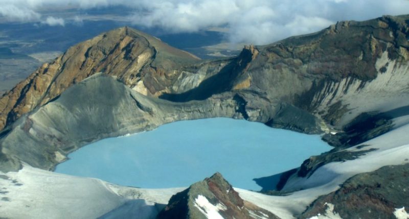 Neuseeland: Flug um den Ruapehu-Vulkan