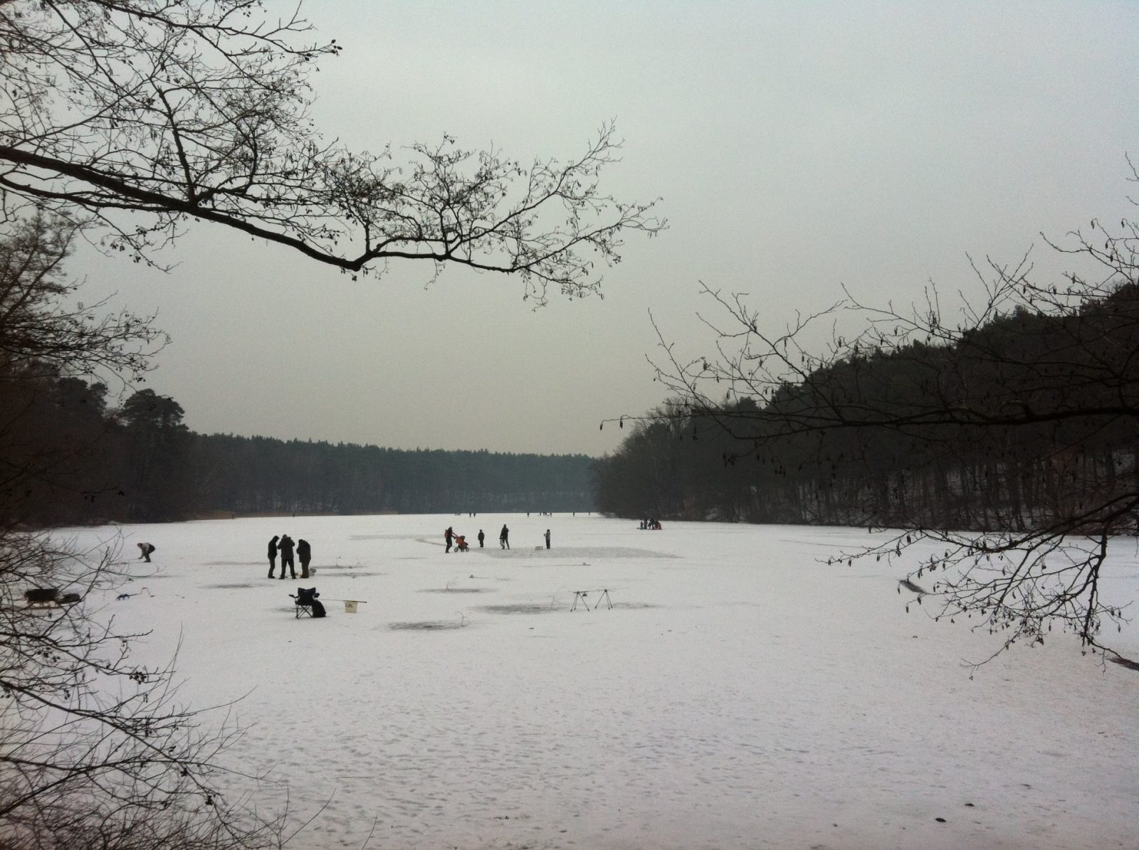 Krumme Lanke à la Breughel