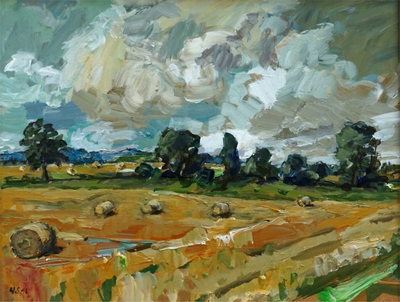 Heinz Schäfer: Leuchtende Kompositionen in Acryl