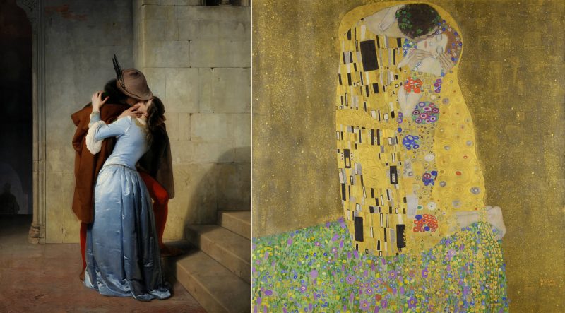 Hat Gustav Klimt den Kuss gestohlen?
