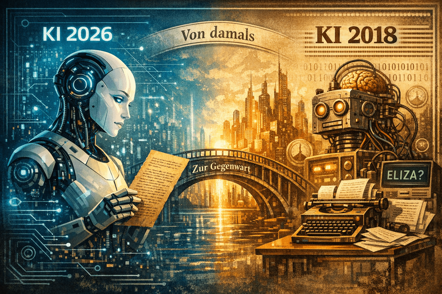 Wie beurteilt KI heute einen Beitrag über KI von 2018?